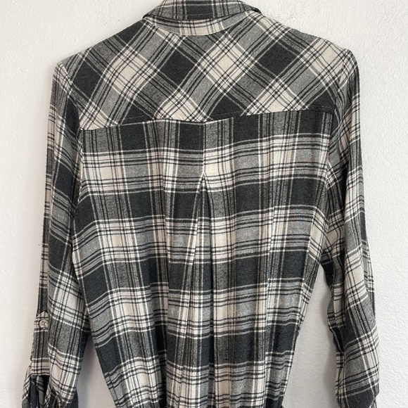 CLOTH & STONE PLAID ROMPER - Picture 6 of 7